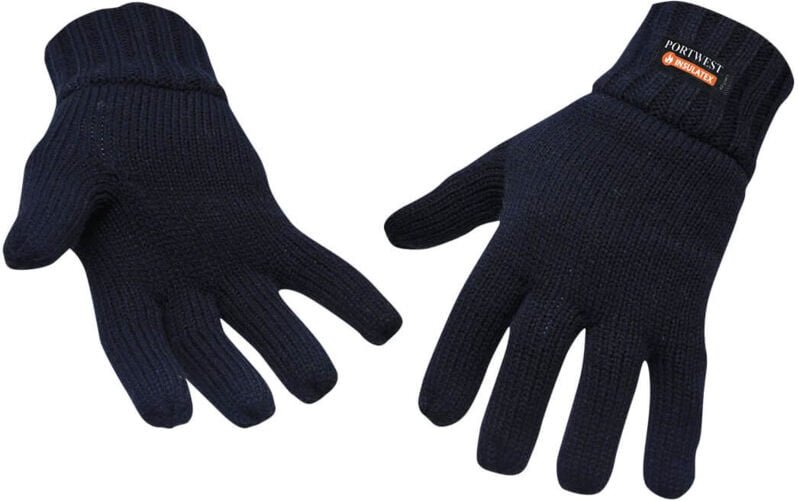 Thumbnail - Portwest Winter Arbeitshandschuhe mit Insulatex-Futter, 100% Acryl Blau