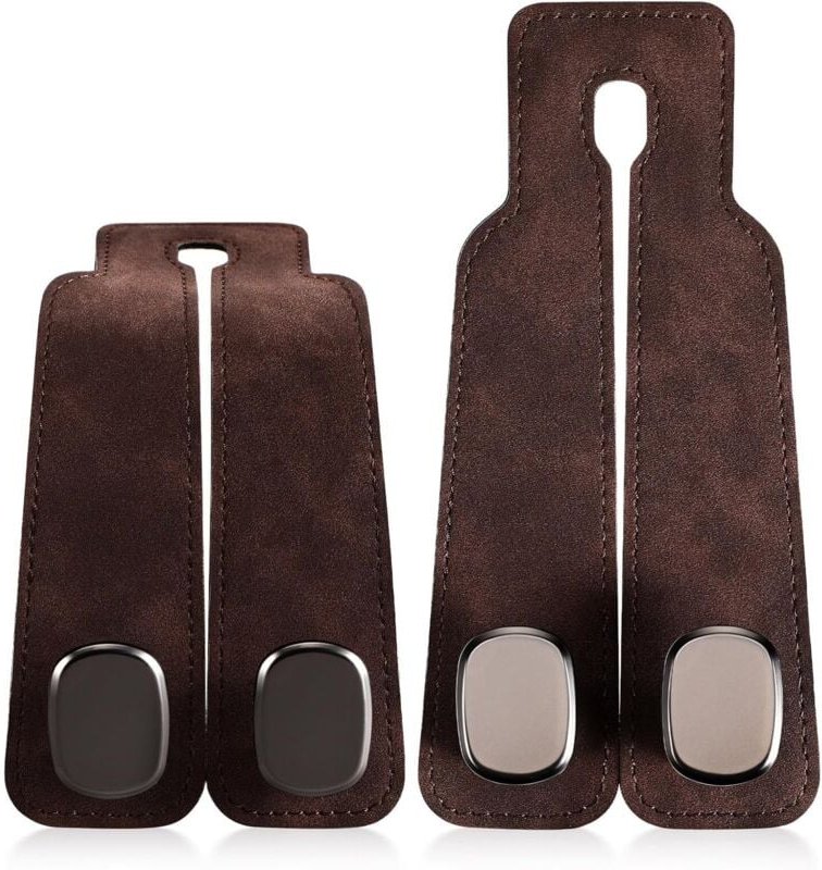 Thumbnail - Ahlsen - Kopfstützenhaken für Handtaschen, 2 Stück, Auto-Kopfstützenhaken, Sitzhaken für Einkaufstüte, Handtasche, Metal...