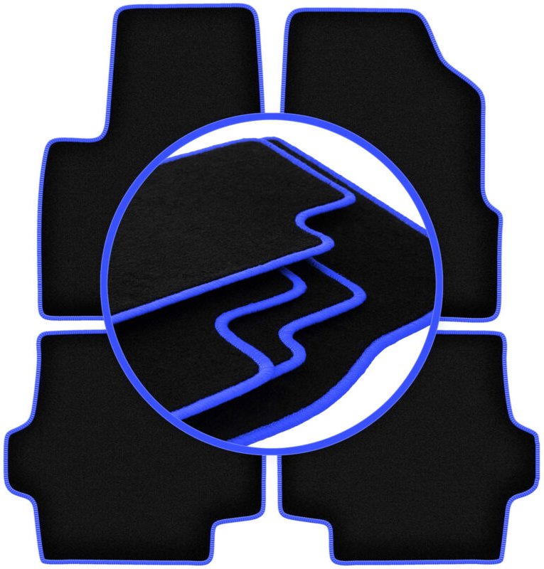 CARLUX-BLUE Autofußmatten für: Chrysler Pacifica SUV (2003-2008)