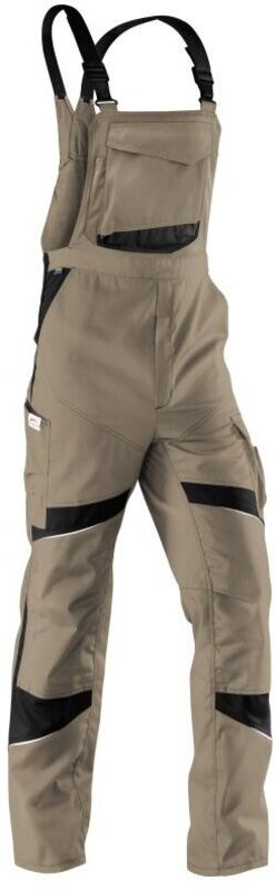 Thumbnail - Kübler Workwear - Kübler Latzhose activiq 3250 sandbraun/schwarz Gr. 102