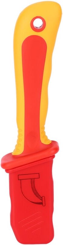 1000-V-Abisoliermesser, Elektrikermesser, Isoliermesser, Edelstahlklinge, antimagnetischer Streifenkabelschneider, IEC60...