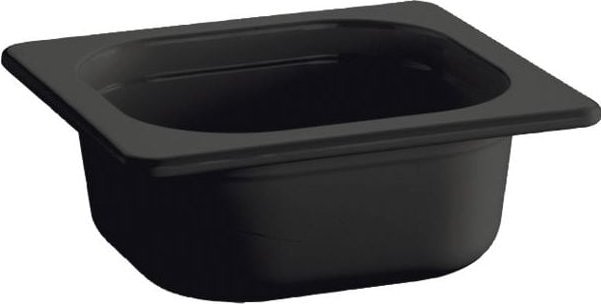 Thumbnail - Ecoline GN-Behälter, gn 1/6, schwarz, Inhalt: 1,00 Liter, Tiefe: 100 mm - APS