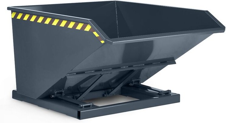 RR Industrietechnik Muldenkipper Typ RTK-150 2370x1450x780mm 1500dm³ RAL 7016 Anthrazitgrau