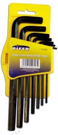 Thumbnail - Normaler 7-teiliger gebläuter Inbusschlüsselsatz Sifer 13-2301