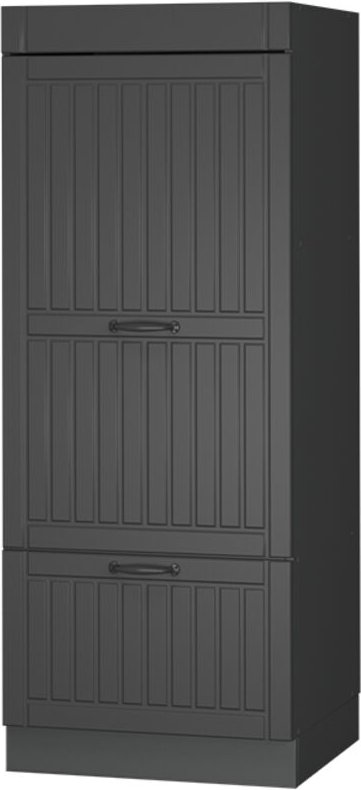 Mikrowellenschrank Fame-Line, Dunkelgrau, 60 cm, Vicco
