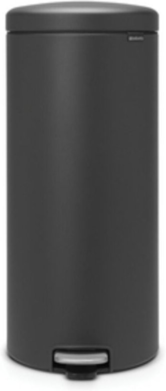 114663 Abfalleimer 30 l rund Kunststoff Grau - Brabantia