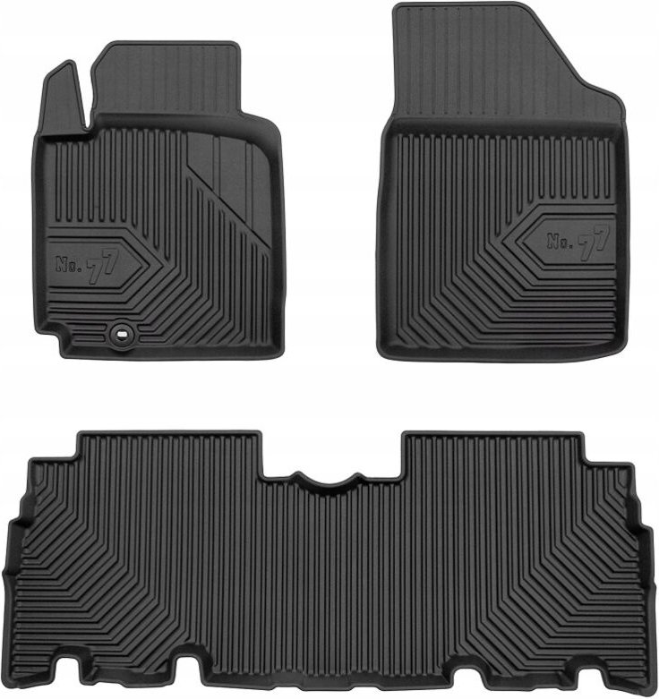 GUMMIMATTEN TOYOTA YARIS Verso 1999-2005 KOFFERRAUM 77