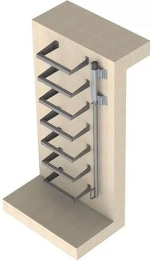 2 Steigbügeln - Steighöhe 0.50m - EC-PUITS-AC-050