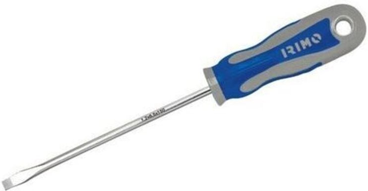 Irimo - Schlitzschraubendreher, Bi-Material-Griff, 1,2 x 8 x 175 mm, 407-8-175