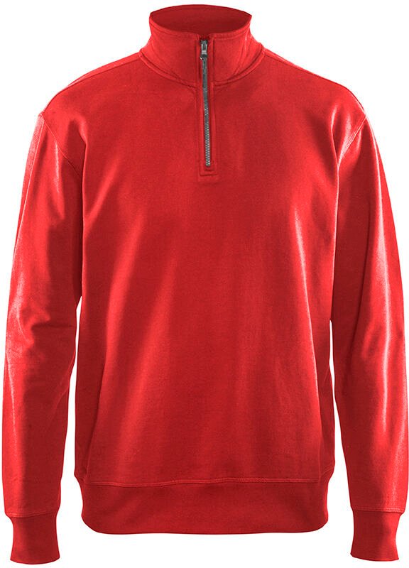 Arbeits-Sweatshirt mit LKW-Kragen 3369 - Rot S