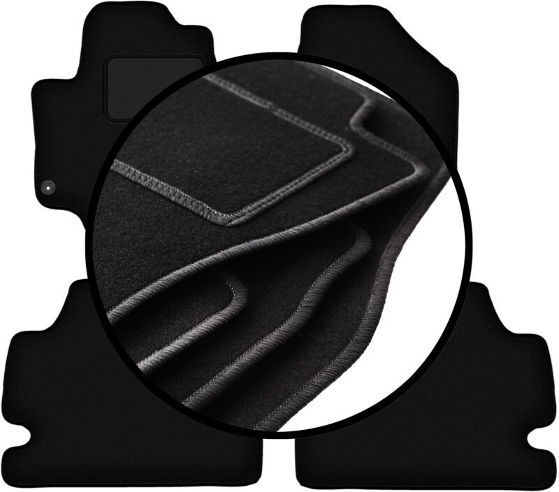 Komplettset Veloursmatten für: Chrysler Pacifica II Hybrid (2017-)