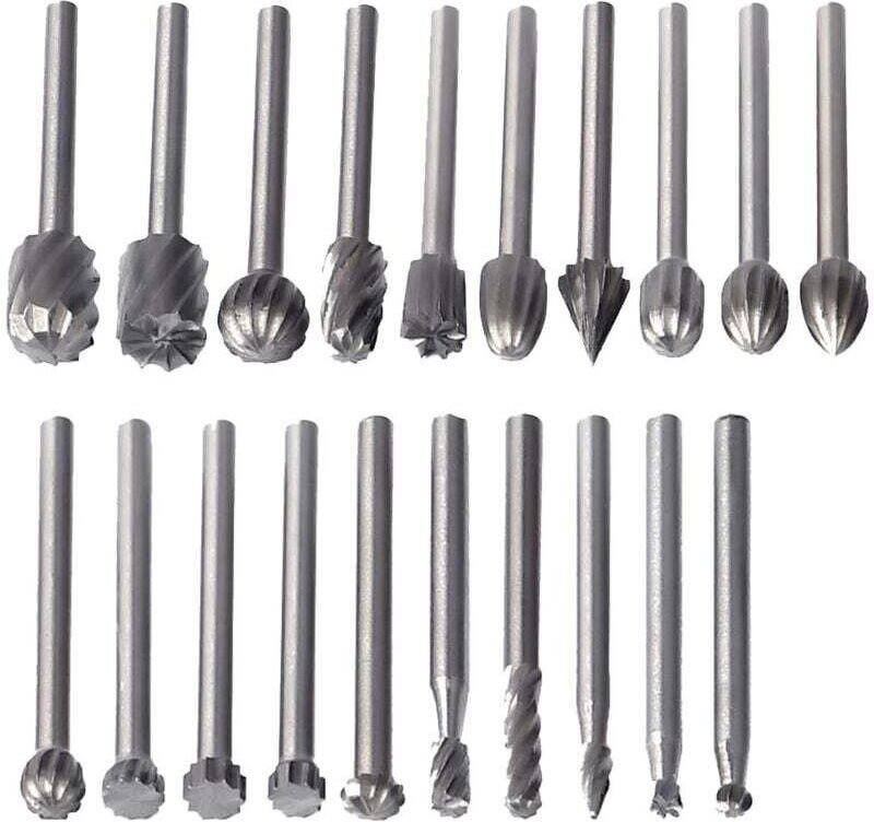 20 Stück HSS-Drehfräser, Drehfräser, Fräser, Holzbearbeitungs-Fräswerkzeug, Zubehör, Drehwerkzeug