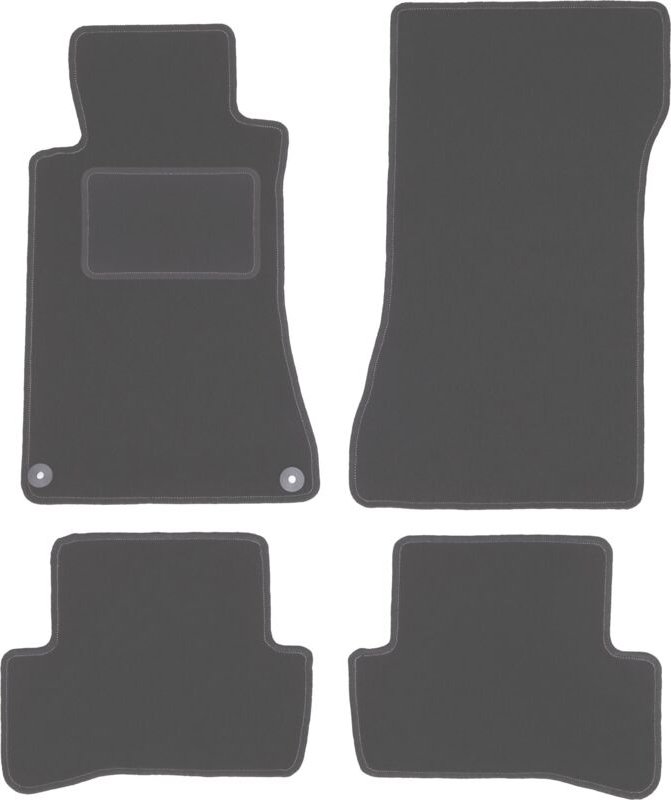Graphit-Fußmatten für: Mercedes C W203 Limousine, Kombi (2000-2008)