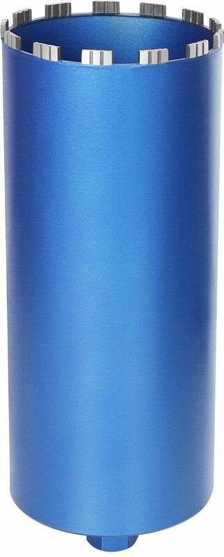 Diamantbohrkrone Kernbohrer für Kernbohrgerät mit Turbo, 1 1/4', ø 102mm, Gesamtlänge 460 mm, Nass Trocken Dosenbohrer D...