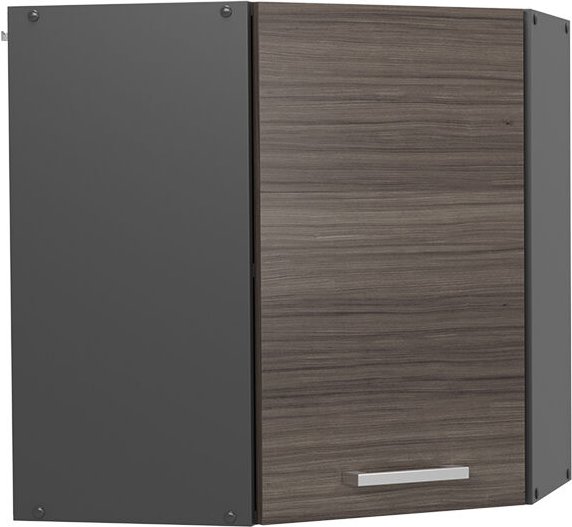 Eckhängeschrank R-Line, Edelgrau, 57 cm Vicco