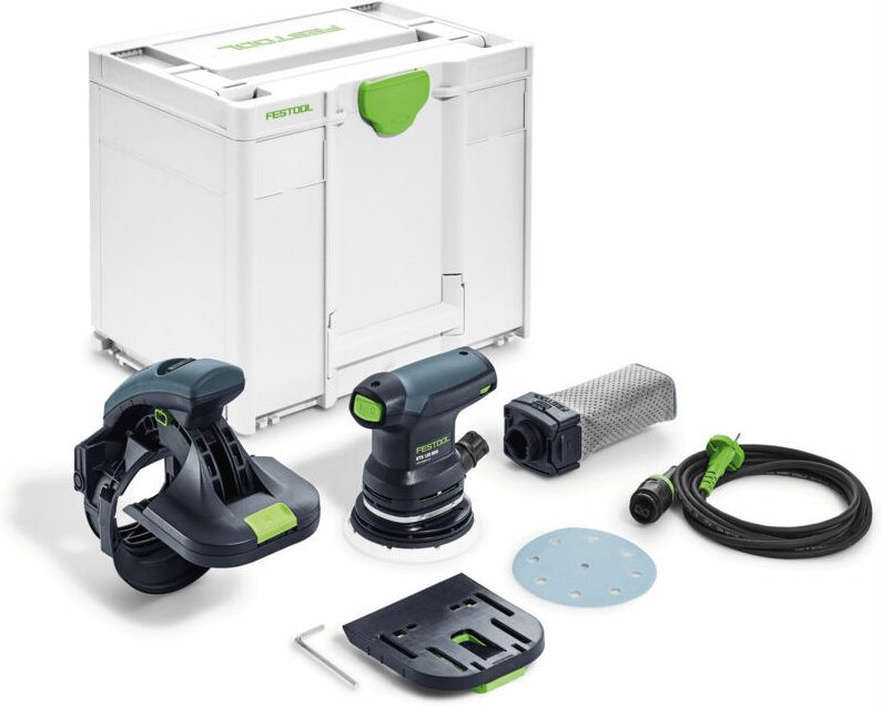 Kantenschleifer es-ets 125 REQ-Plus im Systainer SYS3 inkl. Ansetzhilfe - Festool