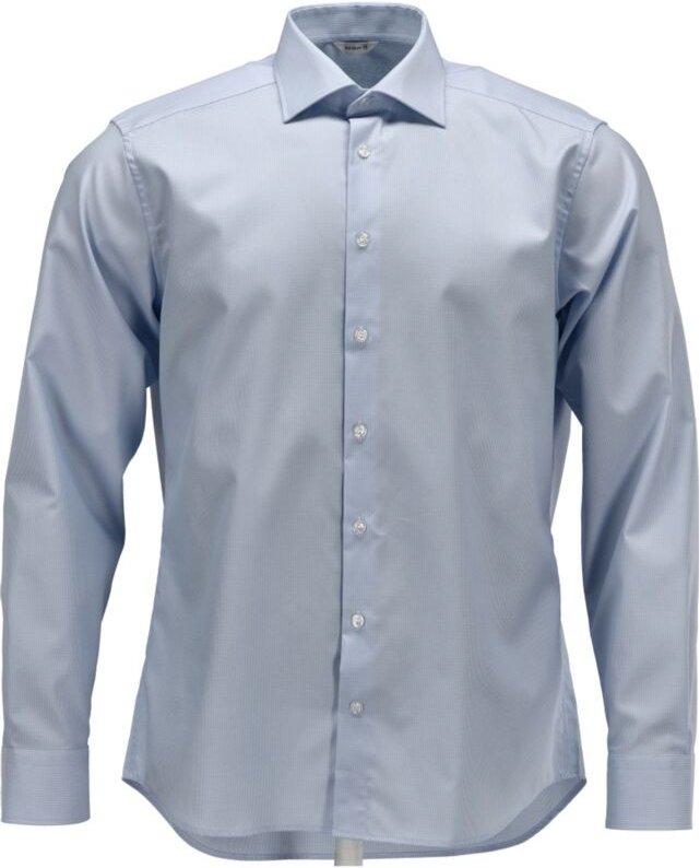 Hemd, moderne Passform Gr. 43, hellblau/weiss - Mascot