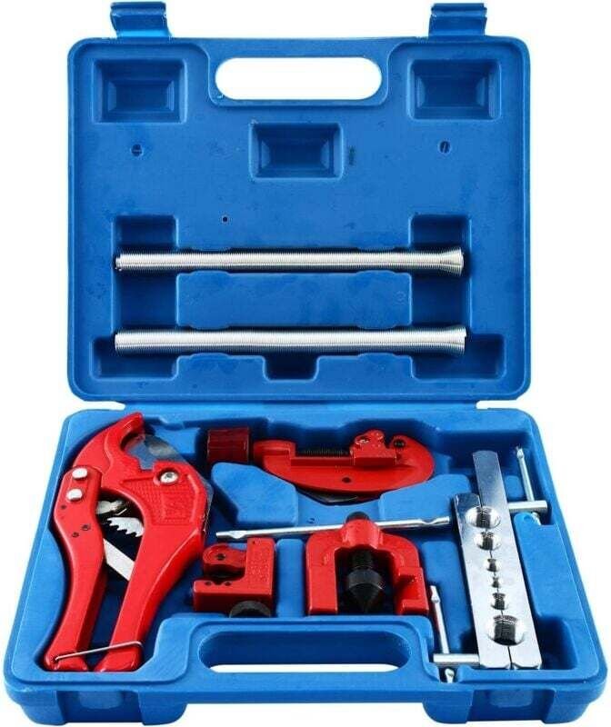 Bördelwerkzeug für Bremsleitungen – Crimpwerkzeug für Klimaanlagenrohre – 3–42 mm – PVC-Rohrschneider – Kupferrohrschnei...