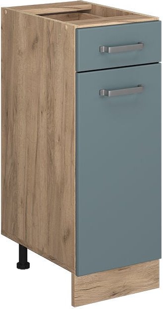 Vicco - Küchenunterschrank R-Line, Blau-Grau, 30 cm ohne Arbeitsplatte