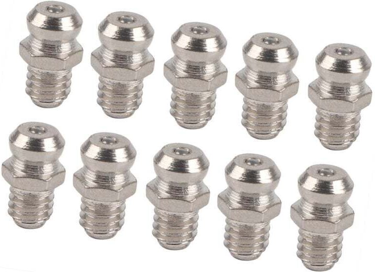 Ulisem 10-teilige Metall-Ersatzspitzen für Fettpressen, rostbeständiges Schmierzubehör für Automobile, Motorräder und In...