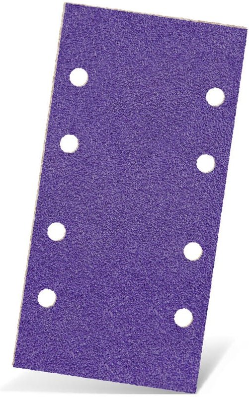 Titanium hd Klett-Schleifblätter, 186 x 93 mm, 8-Loch, f. Schwingschleifer, Keramik-Mix (50 Stk.) K150 - Menzer