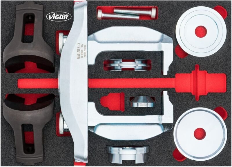 Kompakt-Radlager Demontage / Montage Satz, universal, Anzahl Werkzeuge: 15 - Vigor