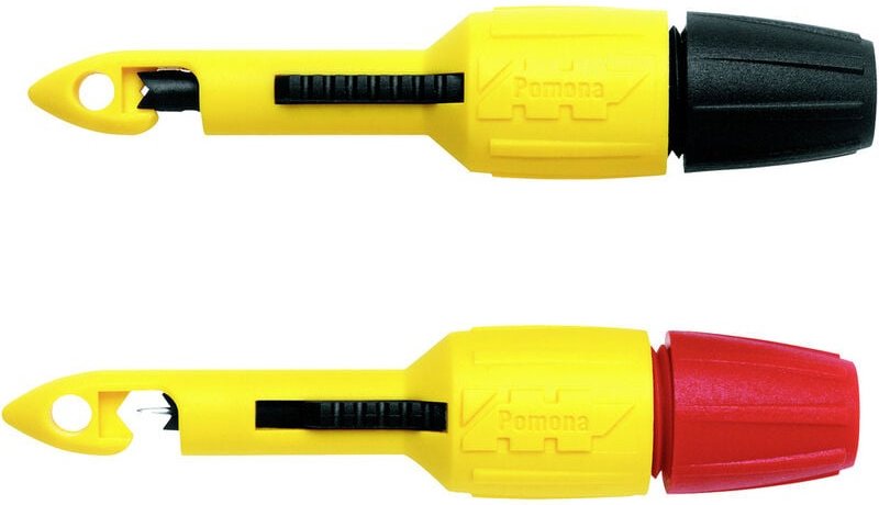 Pomona Electronics - 6405/POM Prüfspitze Rot, Schwarz 1 Set