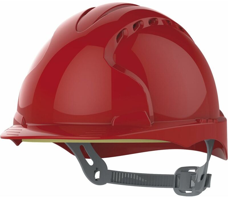 JSP - Industrieschutzhelm EVO®3 en 397 OneTouch-Gleitverschluss Farbe rot