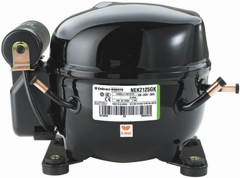 Emppressor NEU2155GK/NEK2150GK 240 V 5/8cv niedrige Temperatur 12,1 cm