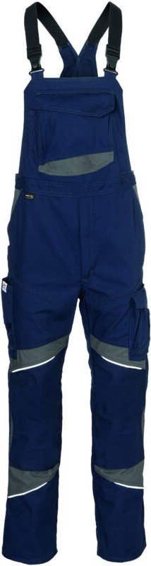 Kübler Latzhose activiq cotton+ 3450 dunkelblau/anthrazit Gr. 118