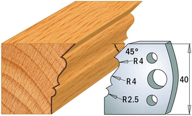 690.107 PAAR SP-MESSER 40x4mm