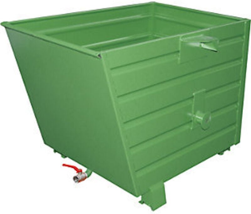 Bauer Späne-Stapelkipper BSS 70, lackiert, Resedagrün