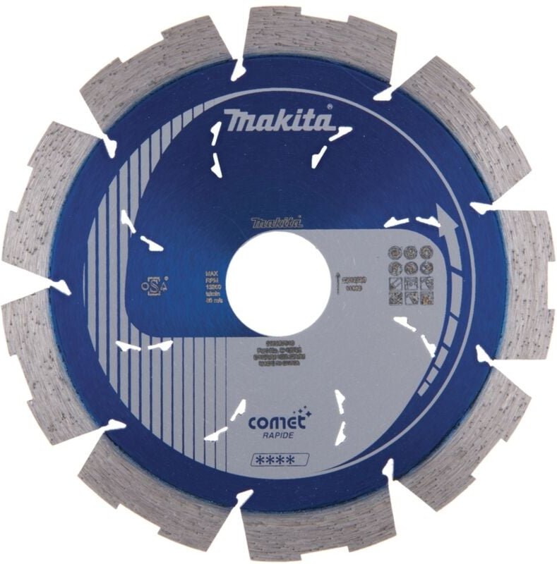 Diamantscheibe 115x22,23 comet, Cool Rapide - Makita