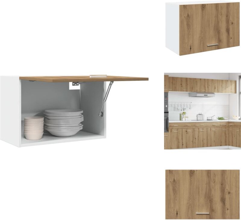 Hängeschrank Artisan-Eiche 60x31x40 cm Holzwerkstoff - Hängeschrank - Hängeschränke - Küchenschrank - Aufbewahrungsschra...