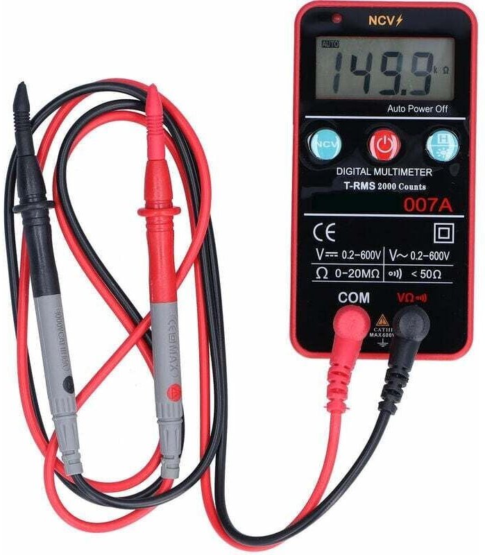 KZQ HW007A Universelles Digitalmultimeter mit LCD-Anzeige, hohe Genauigkeit 2 V – 600 V für elektrische Tests.