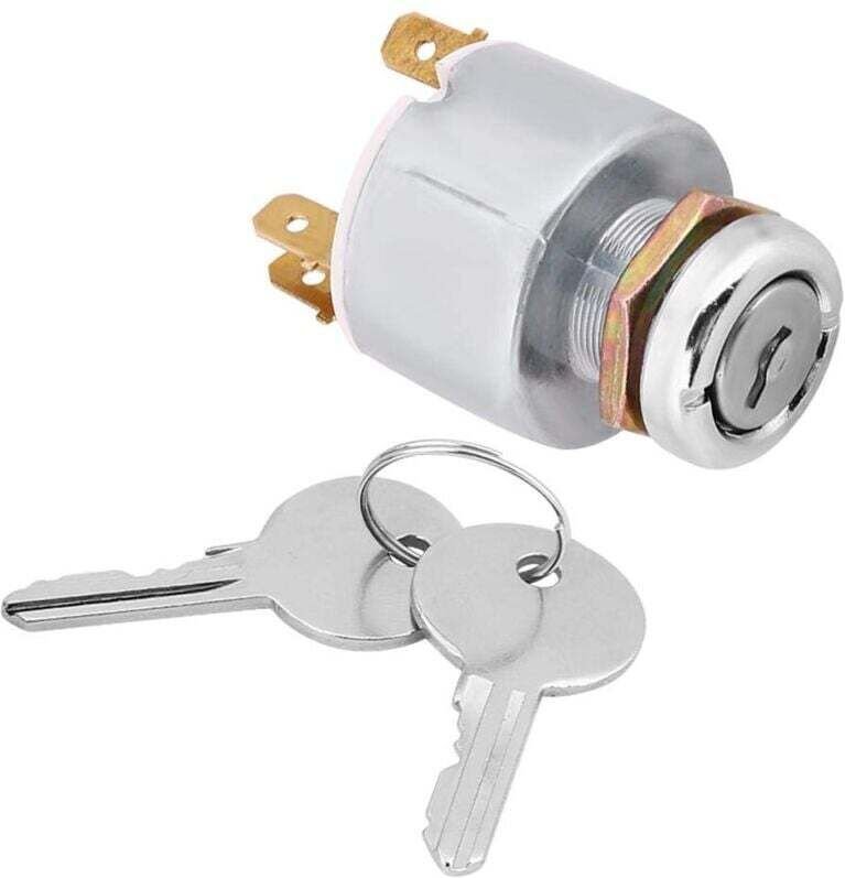 Zündschlüsselschalter, Motorstartschalter, 12 v, 3 Positionen, ein/aus, mit Universalschlüssel, Zündschlüssel, Zündschal...