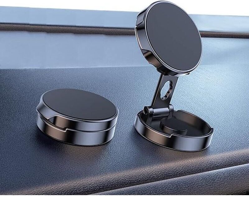 Thumbnail - Ahlsen - Magnetischer Auto-Handyhalter, faltbar, multifunktional, 360° magnetischer Handyhalter, kompatibel mit iPhone, ...