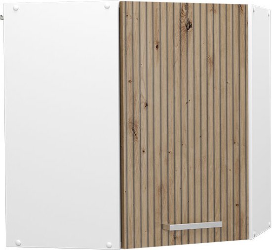 Eckhängeschrank R-Line, Artisan-Eiche, 57 cm, Vicco