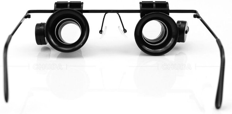 Lupen, professionelle Uhrenreparaturbrillen, 20-fache Vergrößerungslupe, Juwelierwerkzeug, für Schmuckgeschäft, Uhrmache...