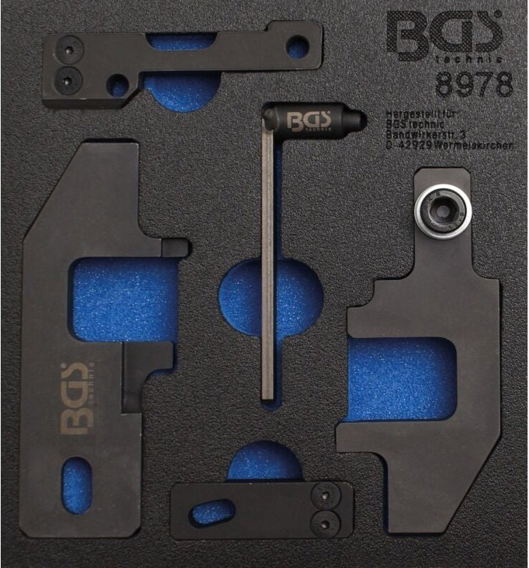 Werkstattwageneinlage 1/6: Motor-Einstellwerkzeug-Satz für PSA, Toyota 1.0, 1.2 VTi
