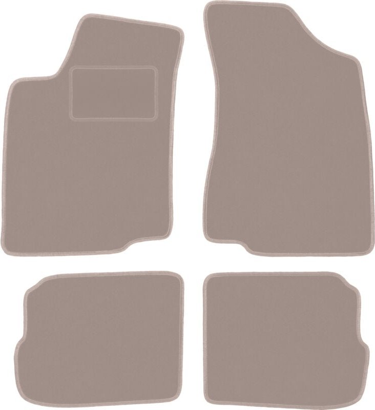 Beige Veloursmatten für: Volkswagen Passat B3 Kombi, Limousine (1988-1993)