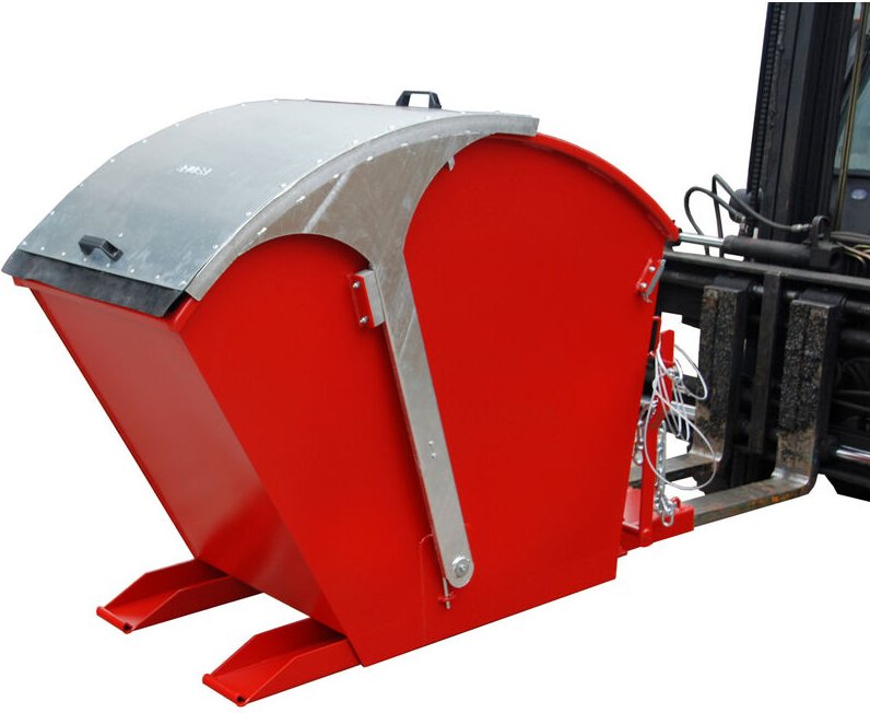 Bauer Kippbehälter RD 750, lackiert, Feuerrot