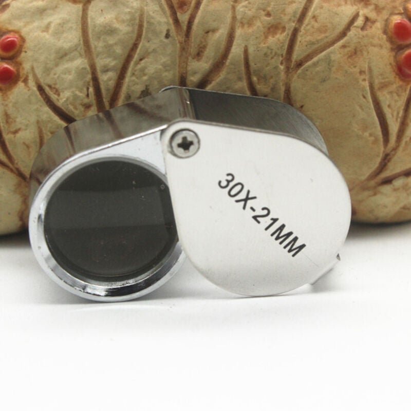 Lupa de joyero, 30 x 21 mm, pieghevole - KZQ
