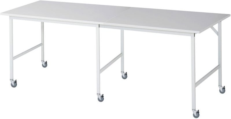 Rau Fahrbarer Arbeitstisch Jerry (6 lr), B2500xT1000xH900mm, M-Platte-22mm