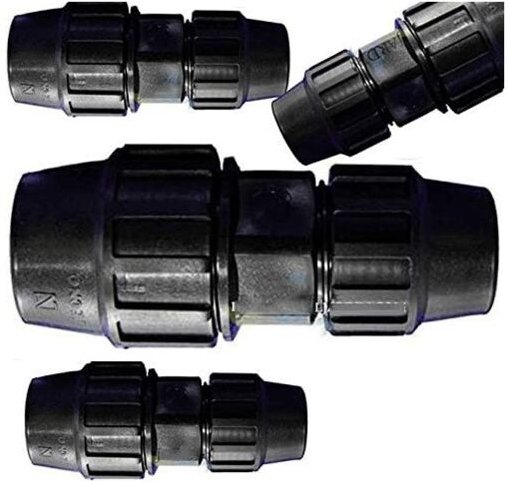 4 Stück Reduzierstück aus Polyethylen 32 auf 25 mm Aenor Reduzierstück 32 auf 25 mm für Agrarrohre und Lebensmittelrohre