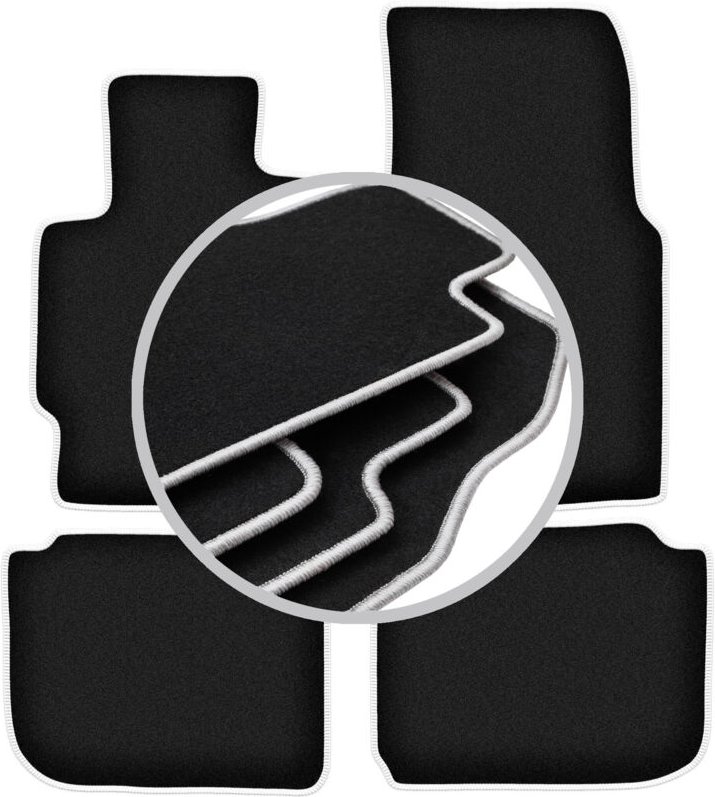 CARLUX-SILVER Autofußmatten für: Honda CR-V I SUV (1995-2001)