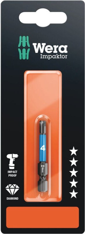 Innensechskant Bits, Impact, 4x50 mm - 05073944001 - Wera