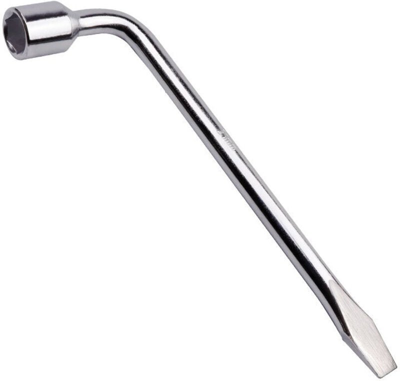 19 mm gebogener Auto-Radschlüssel, verchromter Kohlenstoffstahl