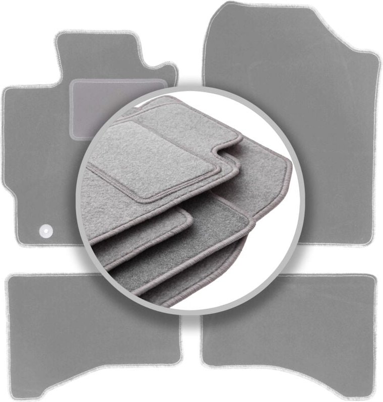 Graue Automatten für: Toyota Yaris III Hybrid Fließheck (2013-2017)