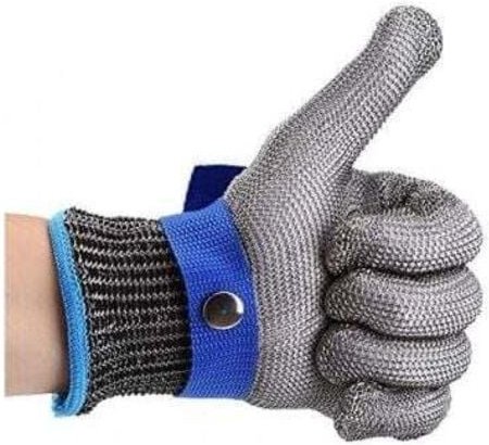 Xl) Guanti antitaglio in acciaio inossidabile Guanti da lavoro di sicurezza Livello di protezione 5